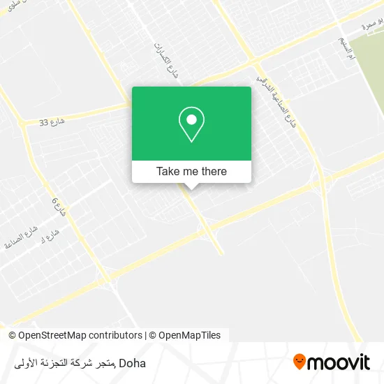 متجر شركة التجزئة الأولى map