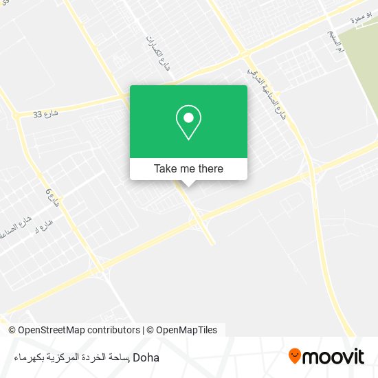 ساحة الخردة المركزية بكهرماء map