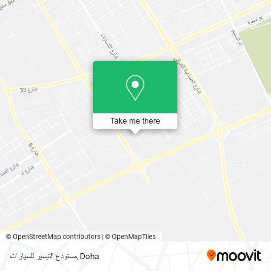 مستودع التيسير للسيارات map