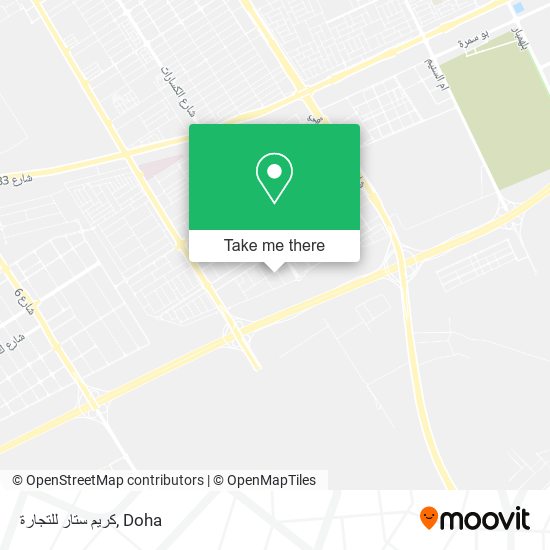 كريم ستار للتجارة map
