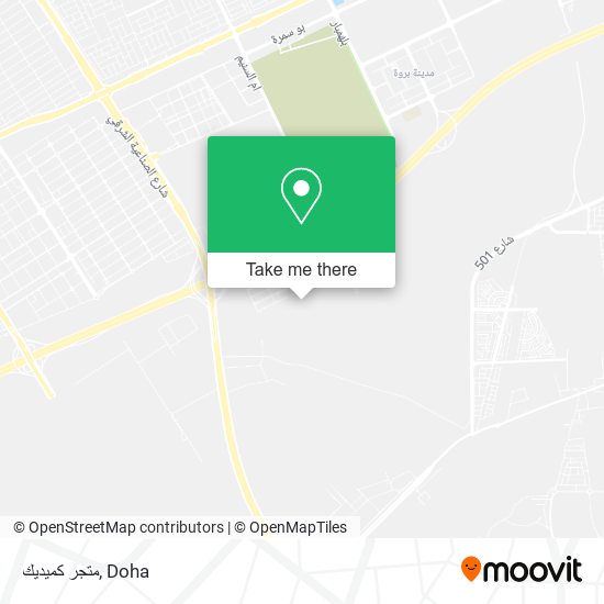متجر كميديك map