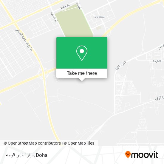 سيارة خيار الوجه map
