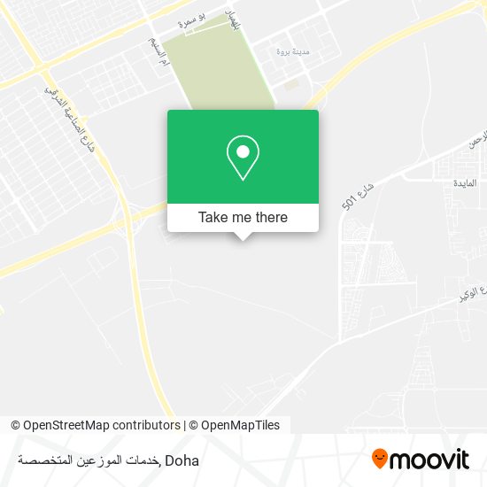 خدمات الموزعين المتخصصة map