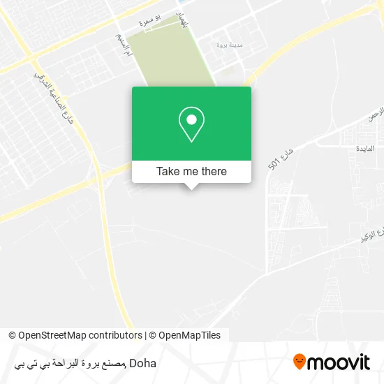 مصنع بروة البراحة بي تي بي map