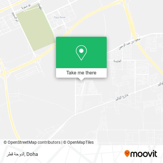 الدوحة قطر map