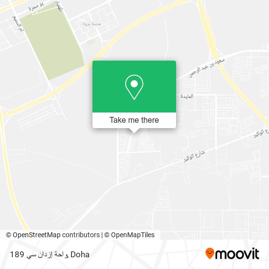 واحة إزدان سي 189 map