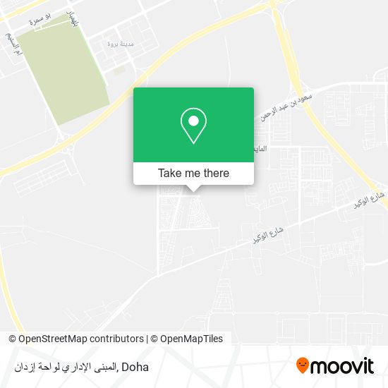 المبنى الإداري لواحة إزدان map