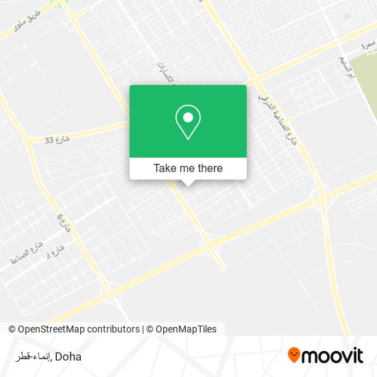 إنماء-قطر map