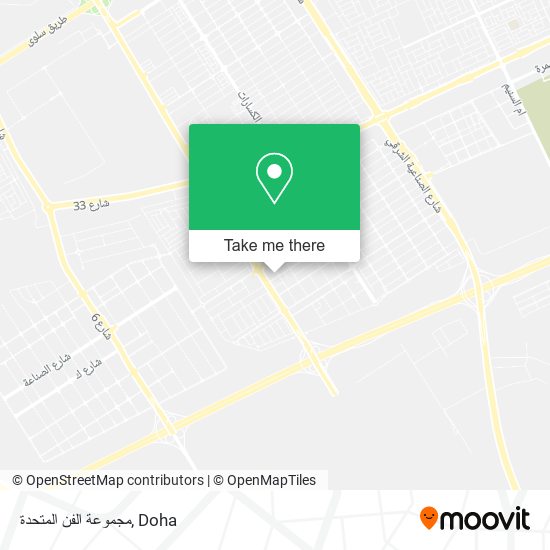 مجموعة الفن المتحدة map