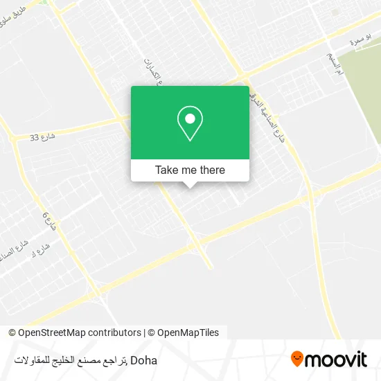 تراجع مصنع الخليج للمقاولات map