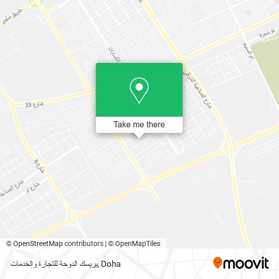 بريسك الدوحة للتجارة والخدمات map