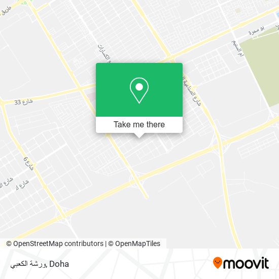 ورشة الكعبي map