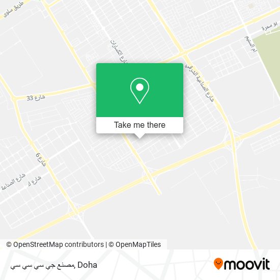 مصنع جي سي سي سي map