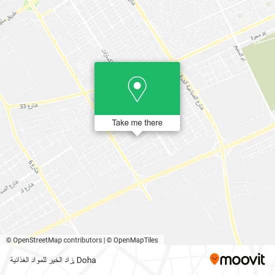 زاد الخير للمواد الغذائية map
