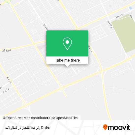 الرائعة للتجارة والمقاولات map