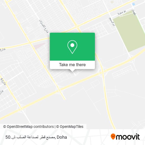 مصنع قطر لصناعة الصلب ش.50 map