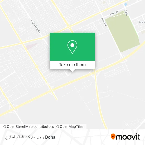 سوبر ماركت العالم الطازج map