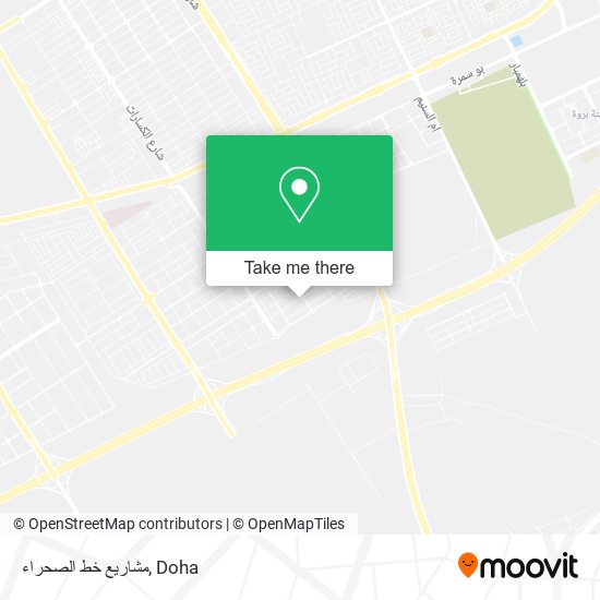مشاريع خط الصحراء map
