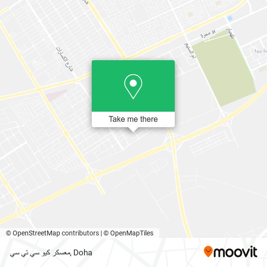 معسكر كيو سي تي سي map