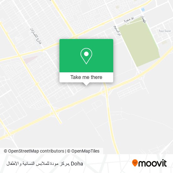 مركز مودة للملابس النسائية والأطفال map