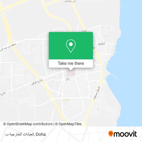 العيادات الخارجية ب map