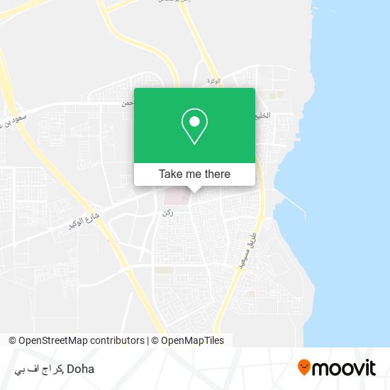 كراج اف بي map