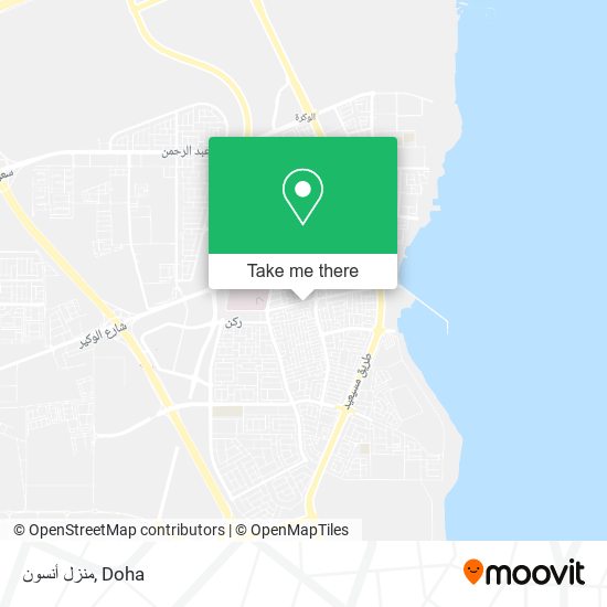 منزل أنسون map
