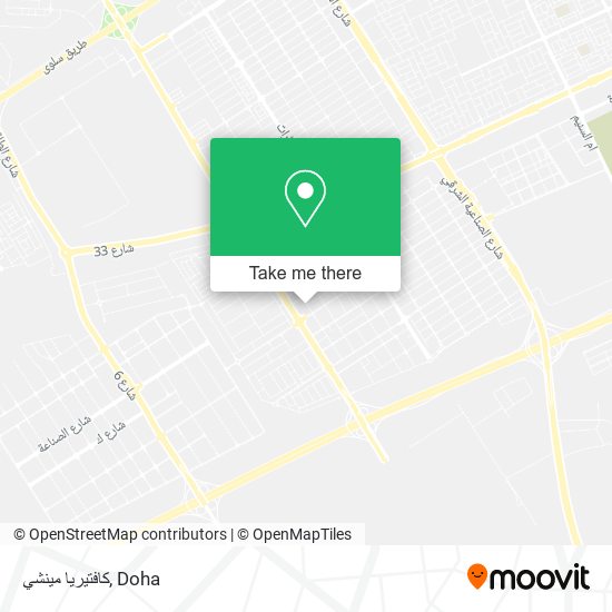 كافتيريا مينشي map