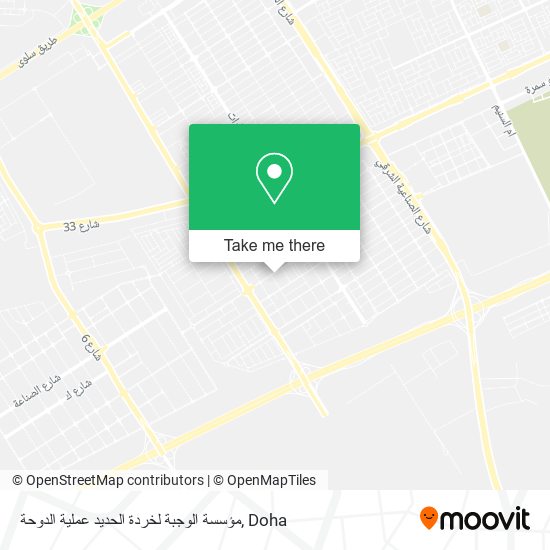 مؤسسة الوجبة لخردة الحديد عملية الدوحة map