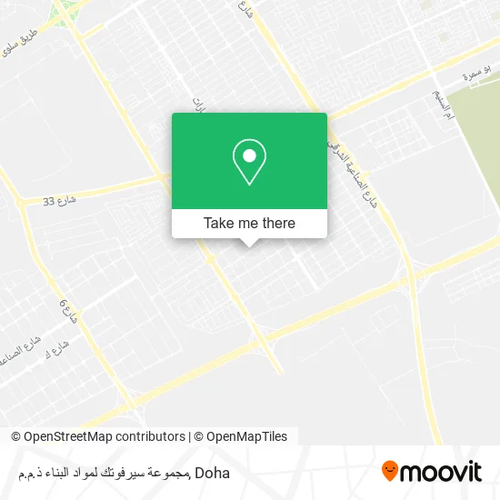 مجموعة سيرفوتك لمواد البناء ذ.م.م map