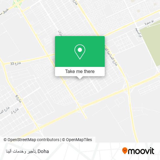 تأجير وخدمات ألينا map