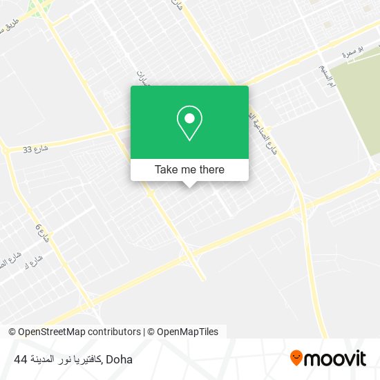 44 كافتيريا نور المدينة map