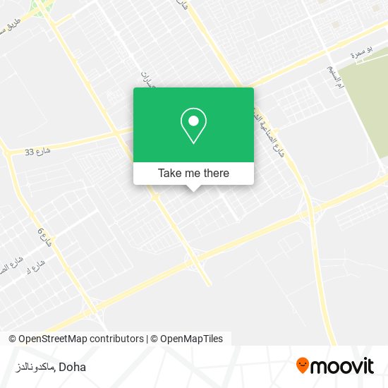 ماكدونالدز map