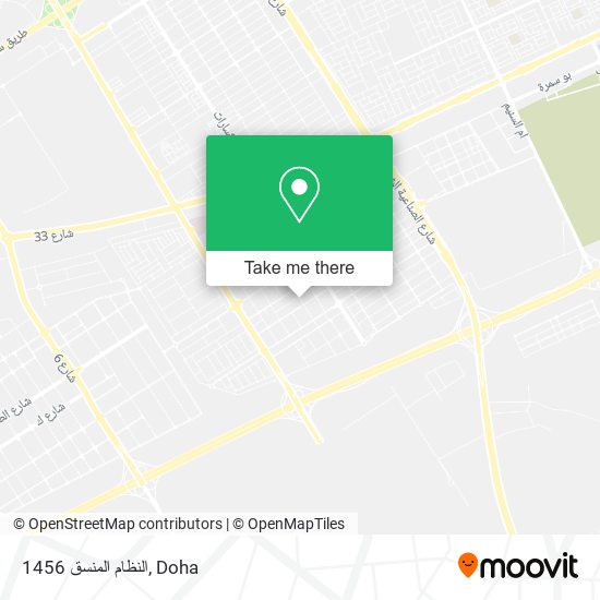 النظام المنسق 1456 map