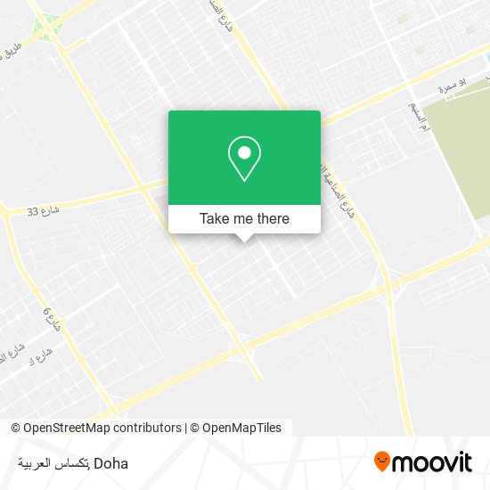 تكساس العربية map