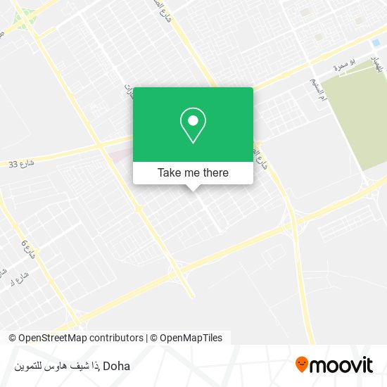 ذا شيف هاوس للتموين map