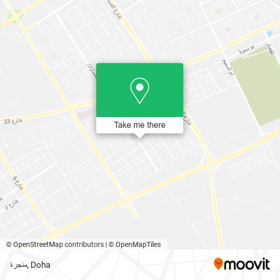 منجرة map