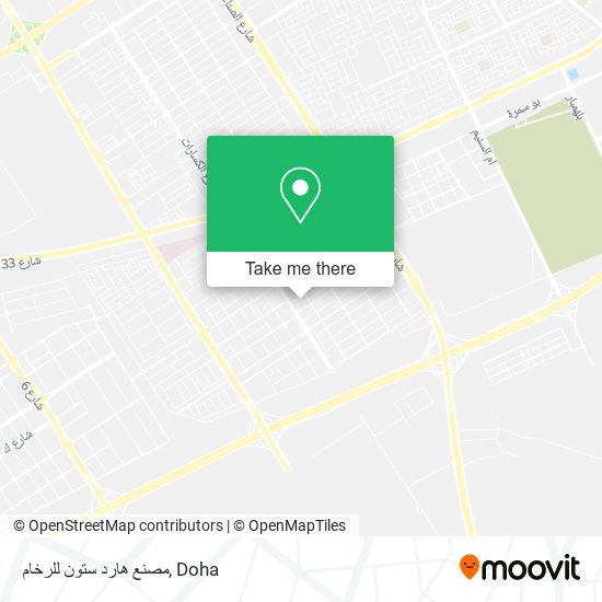 مصنع هارد ستون للرخام map