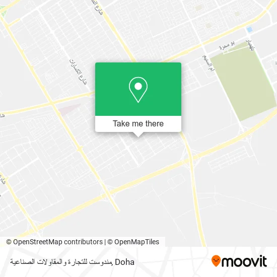 مندوست للتجارة والمقاولات الصناعية map