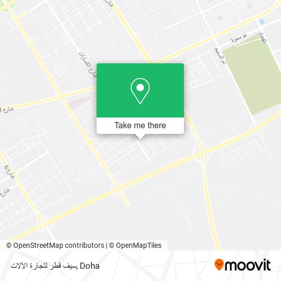 سيف قطر لتجارة الآلات map