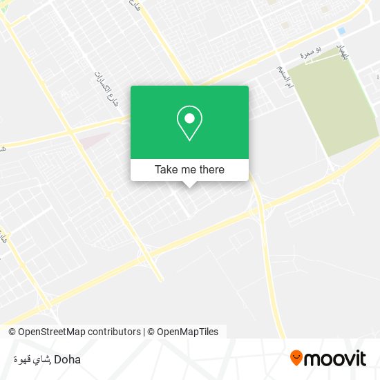 شاي قهوة map