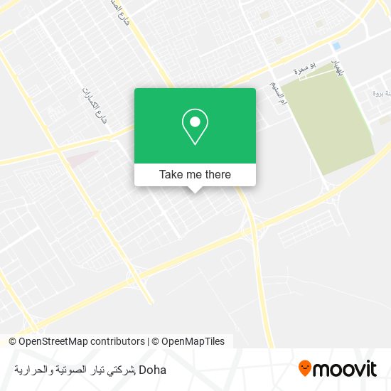 شركتي تيار الصوتية والحرارية map
