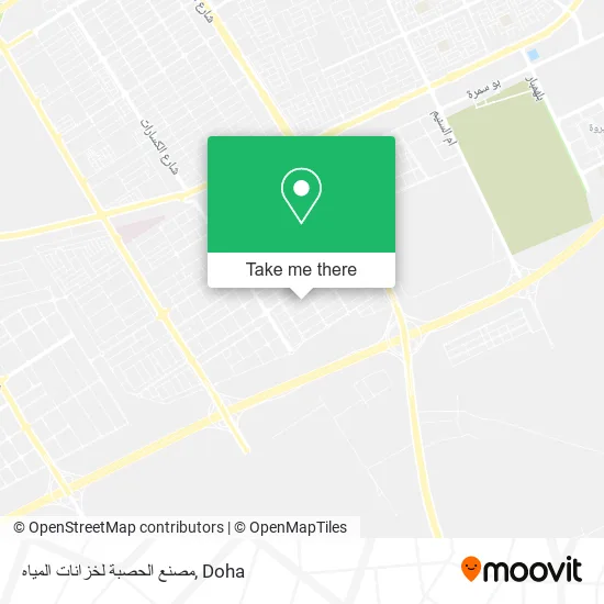 مصنع الحصبة لخزانات المياه map
