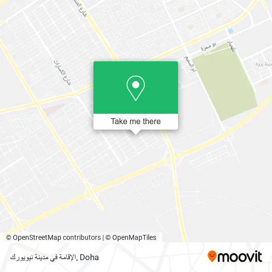 الإقامة في مدينة نيويورك map