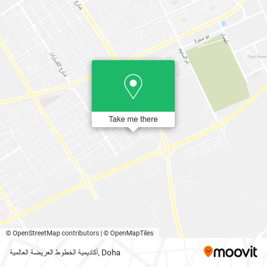 أكاديمية الخطوط العريضة العالمية map