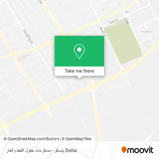 تيسكو - مستلزمات حقول النفط والغاز map