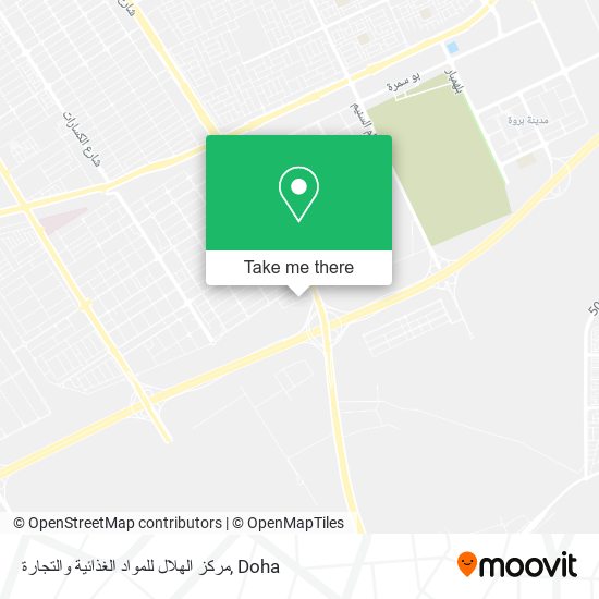 مركز الهلال للمواد الغذائية والتجارة map