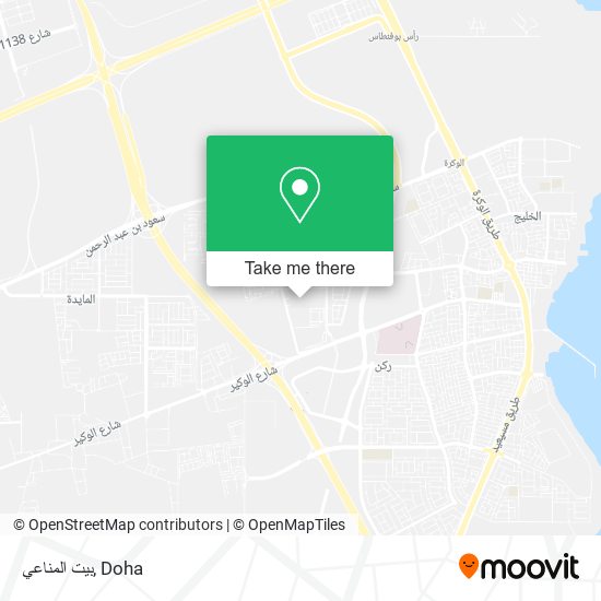 بيت المناعي map