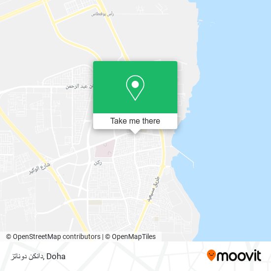 دانكن دوناتز map
