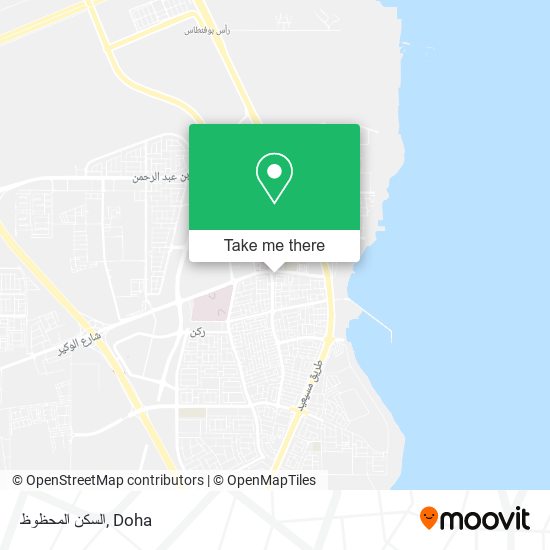 السكن المحظوظ map
